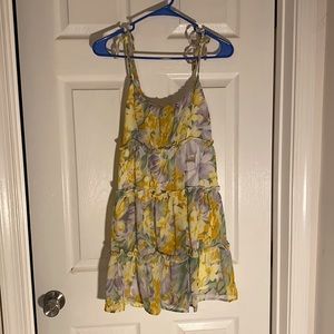 Floral Flounce Hem Cami Dress, women’s SMALL